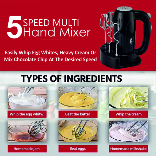 5 SPEED MULTI HAND MIXER